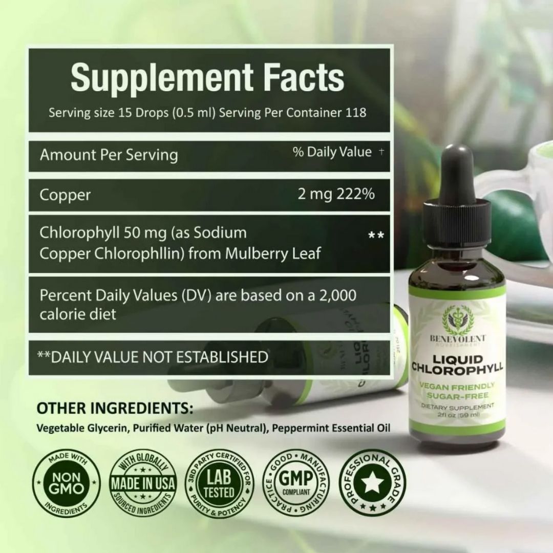 Oro Verde 💚: Clorofila Liquida - Una forma simple, natural y efectiva