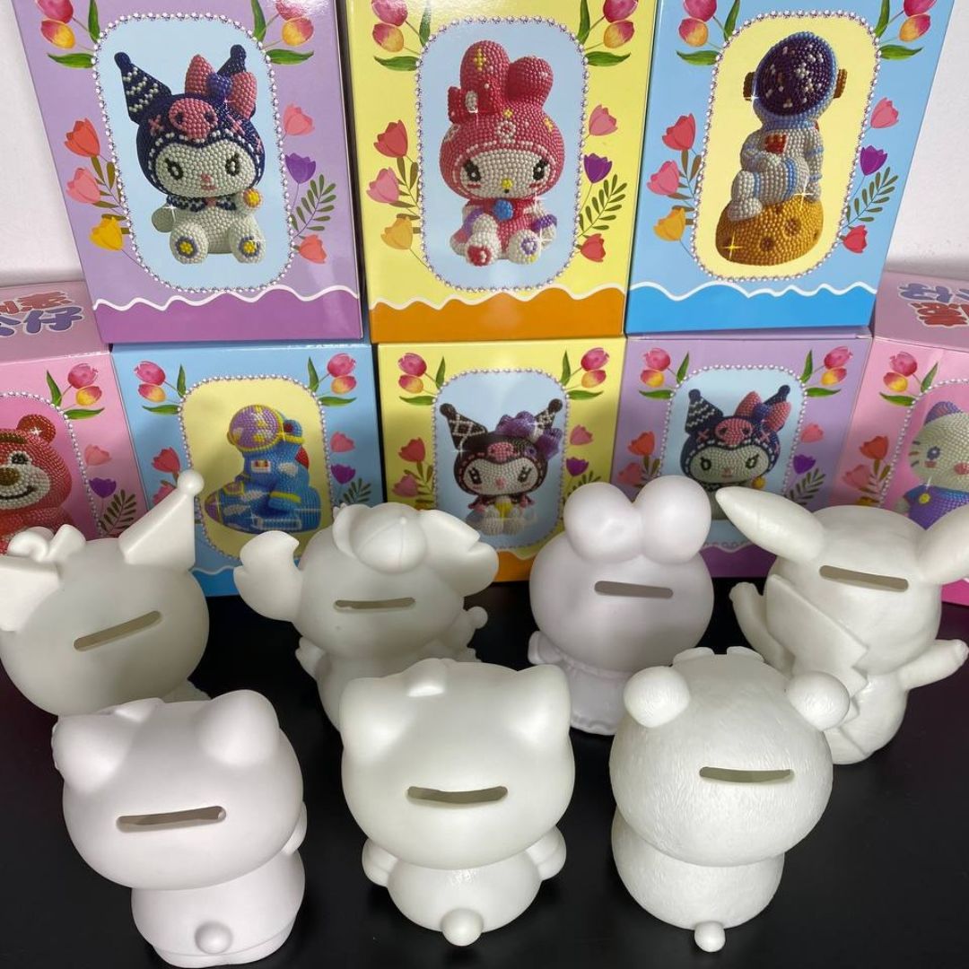 BrilliBank ✨🐱 Alcancia Figura De Pintura Diamante