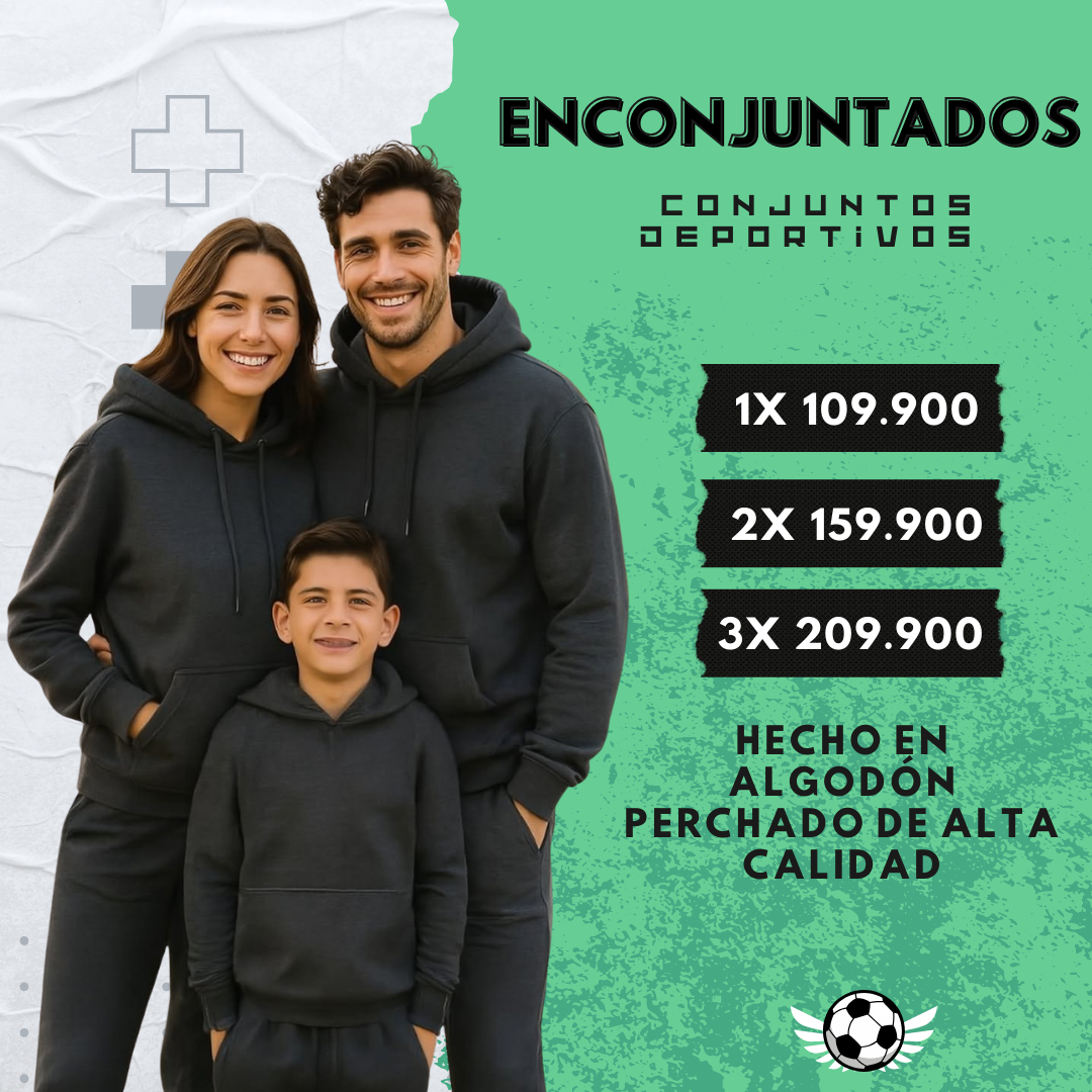 Conjunto Deportivo Athleisure Premium – Comodidad y Estilo para Toda la Familia