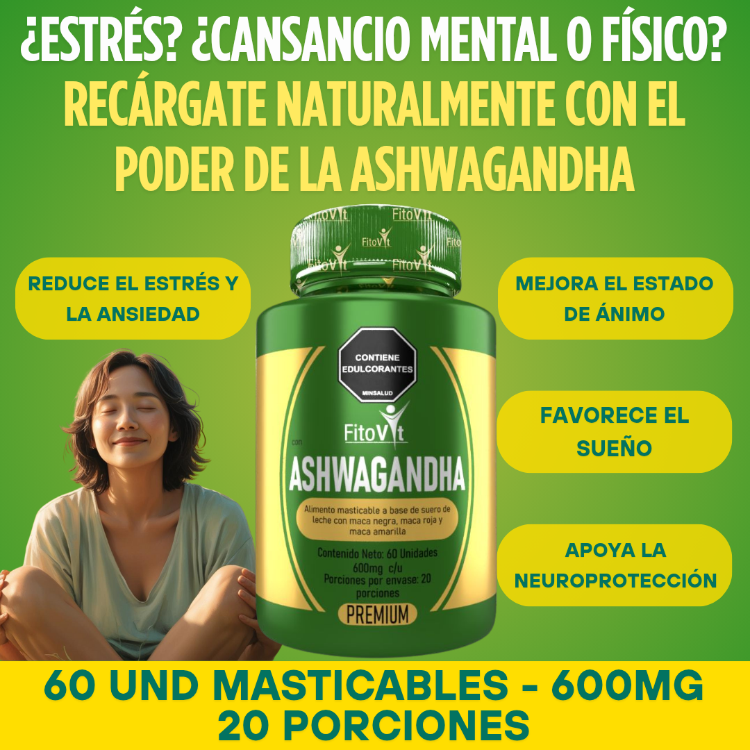 .Ashwagandha: revitaliza tu cuerpo desde adentro, activa tu juventud.