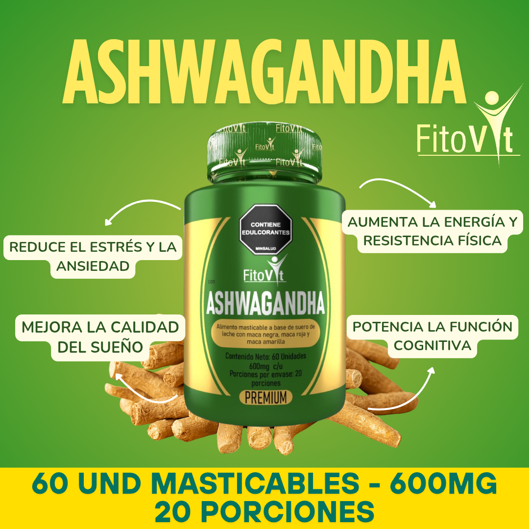 .Ashwagandha: revitaliza tu cuerpo desde adentro, activa tu juventud.