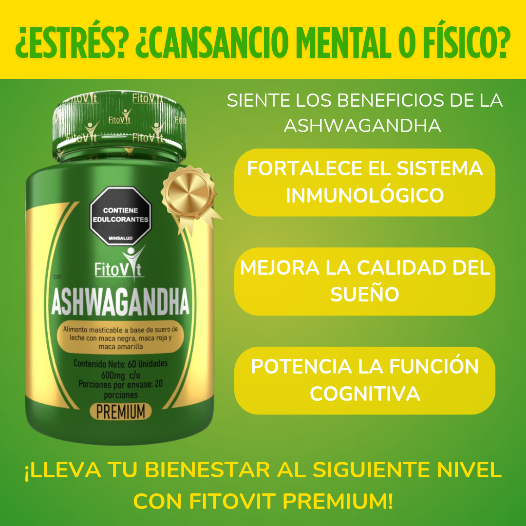 .Ashwagandha: revitaliza tu cuerpo desde adentro, activa tu juventud.