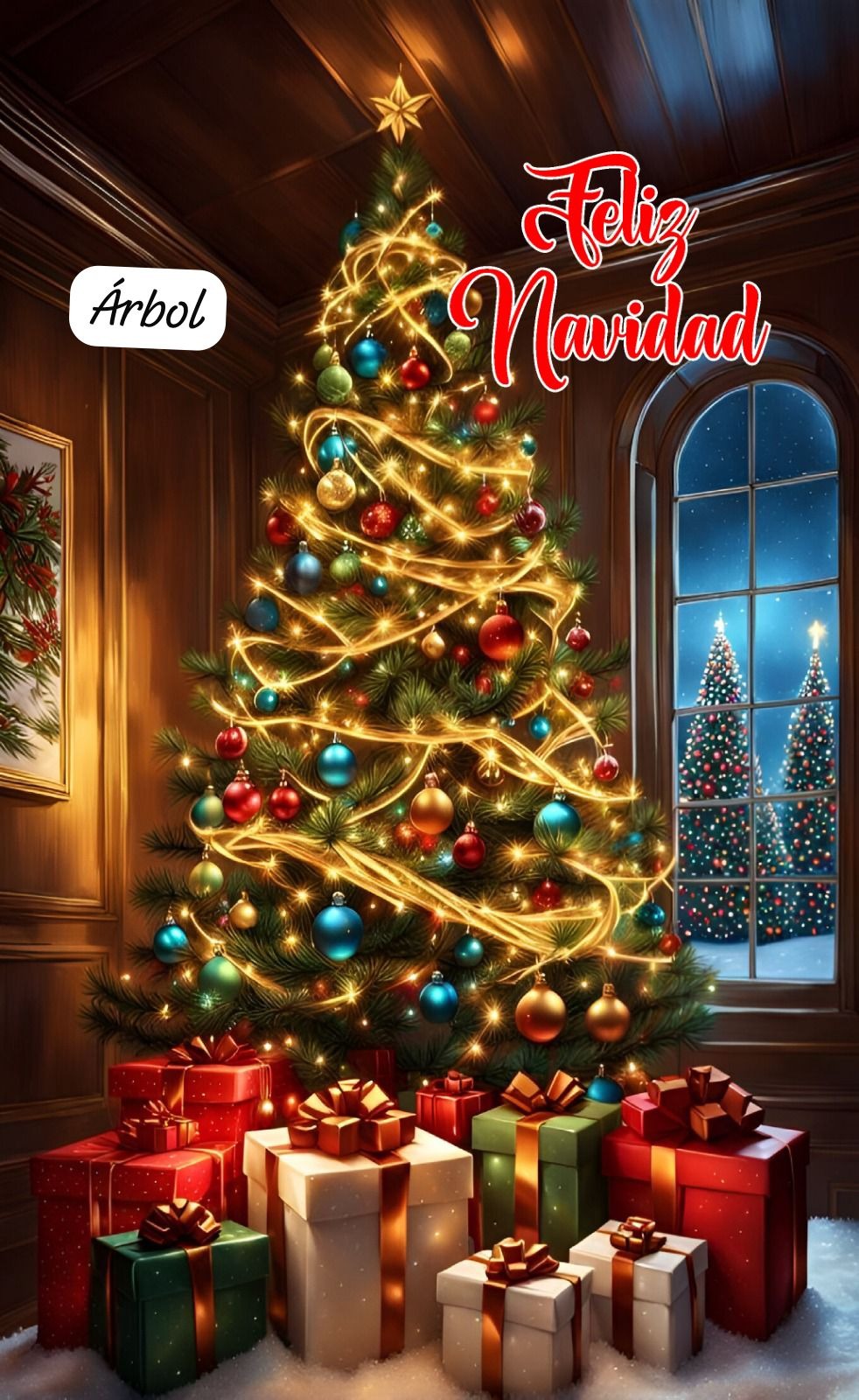 Funda Navideña para las puertas X2 unidades🎅🏻☃️🎄