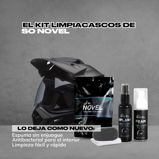 Kit Limpieza Profunda para cascos ✅🏍️
