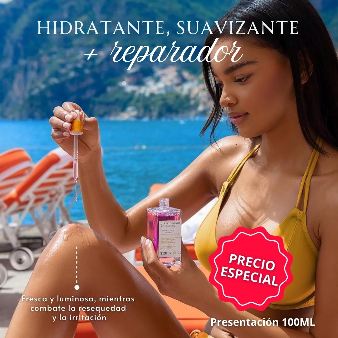 Piel Radiante ✨: Aceite Post-Afeitado 🍓
