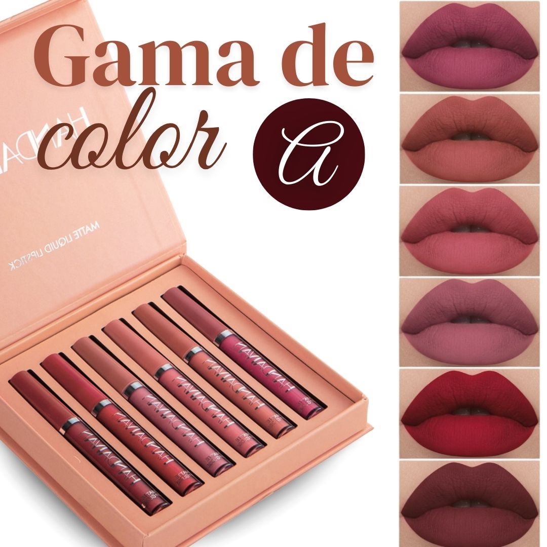 Set Doble Impacto  💄💋 Labiales x6 + obsequio