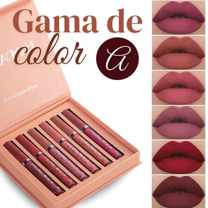 Set Doble Impacto  💄💋 Labiales x6 + obsequio