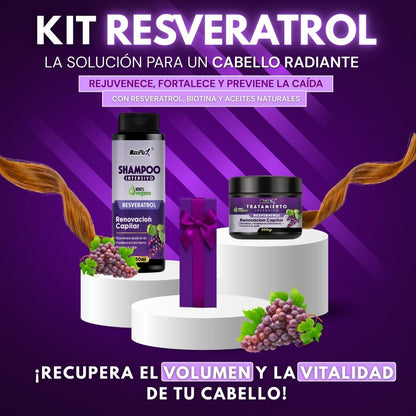 Kit Resveratrol Capilar Premium