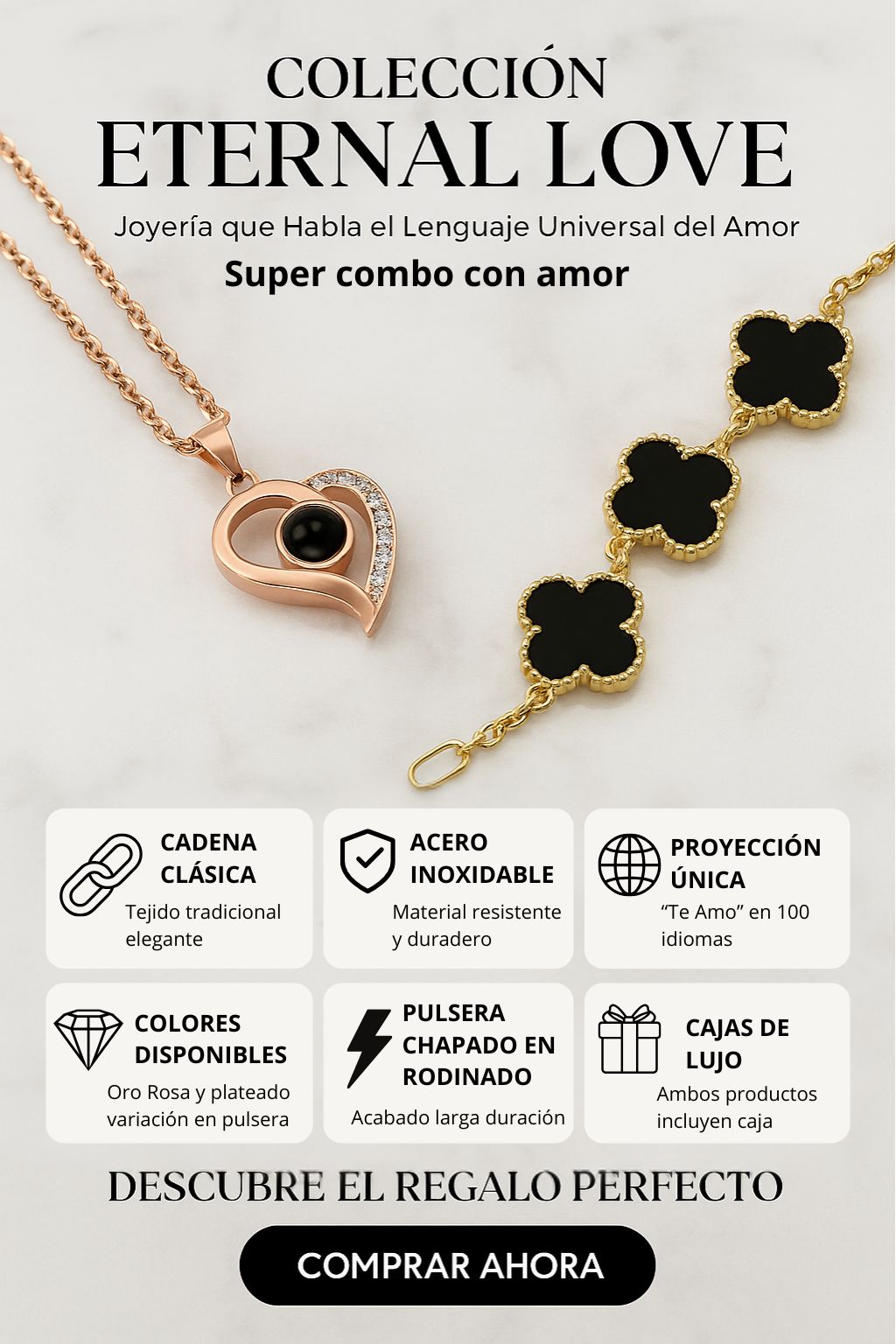 COLECCIÓN ETERNAL LOVE: Combo que Habla el Lenguaje Universal del Amor