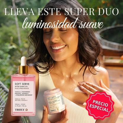 Duo Luminosidad Suave: Aceite + mantequilla corporal ✨🍓