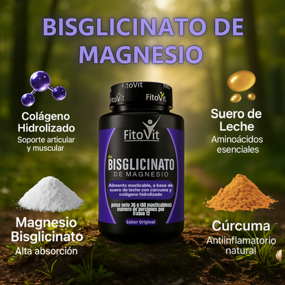 .BISGLICINATO: El Magnesio más Puro.