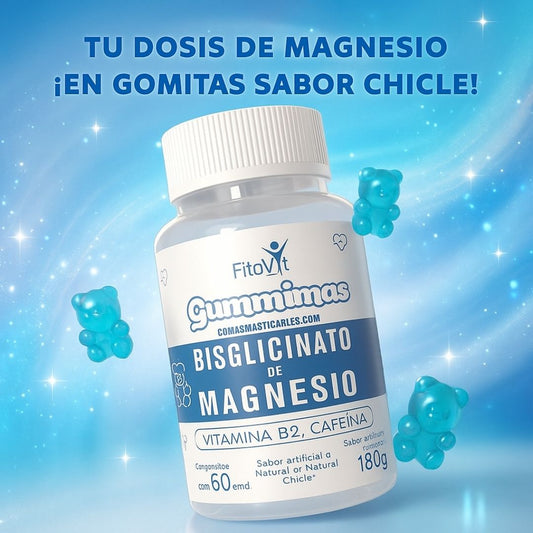 .Gomas Vitales: Bisglicinato en gomitas - El magnesio más puro 💙