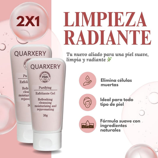 Limpieza radiante ✨ Gel exfoliante Quarxery