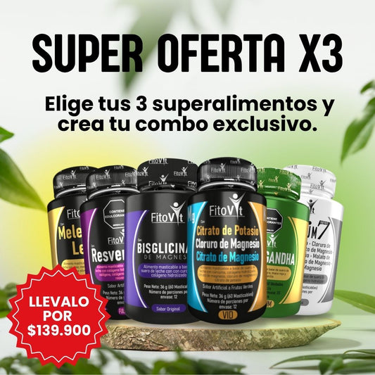.Mix Saludable X3: Elige tus 3 superalimentos y crea tu combo exclusivo.