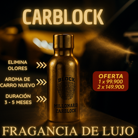 Carblock Prestige:  Perfume premium para carro