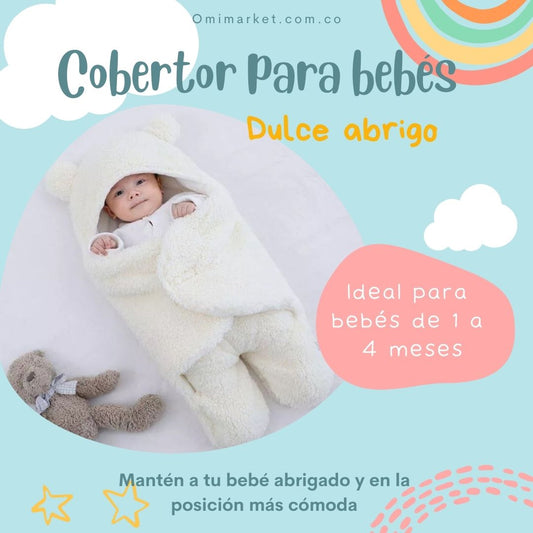 Cobertor para bebé ¨Dulce abrigo¨ 🧸✨