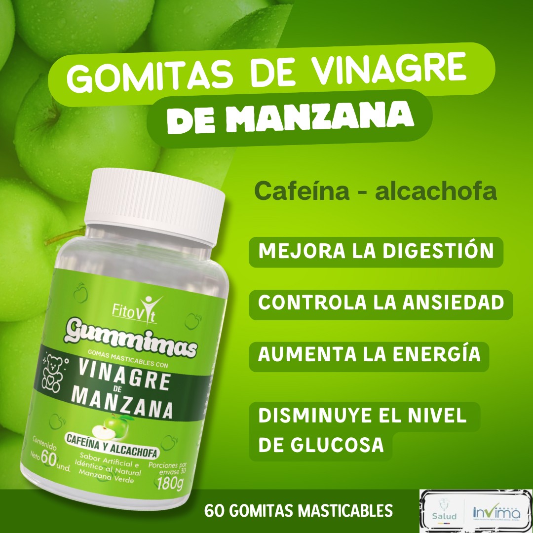 .Vinagre de manzana Gomitas