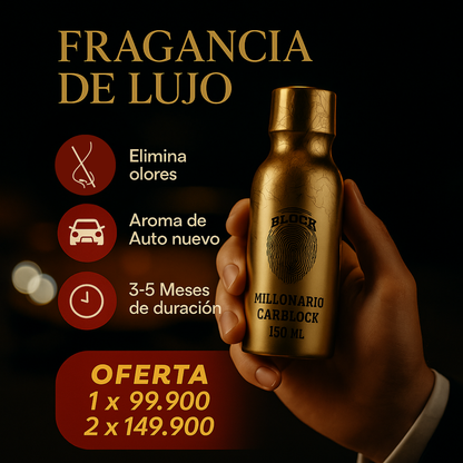 Carblock Prestige:  Perfume premium para carro