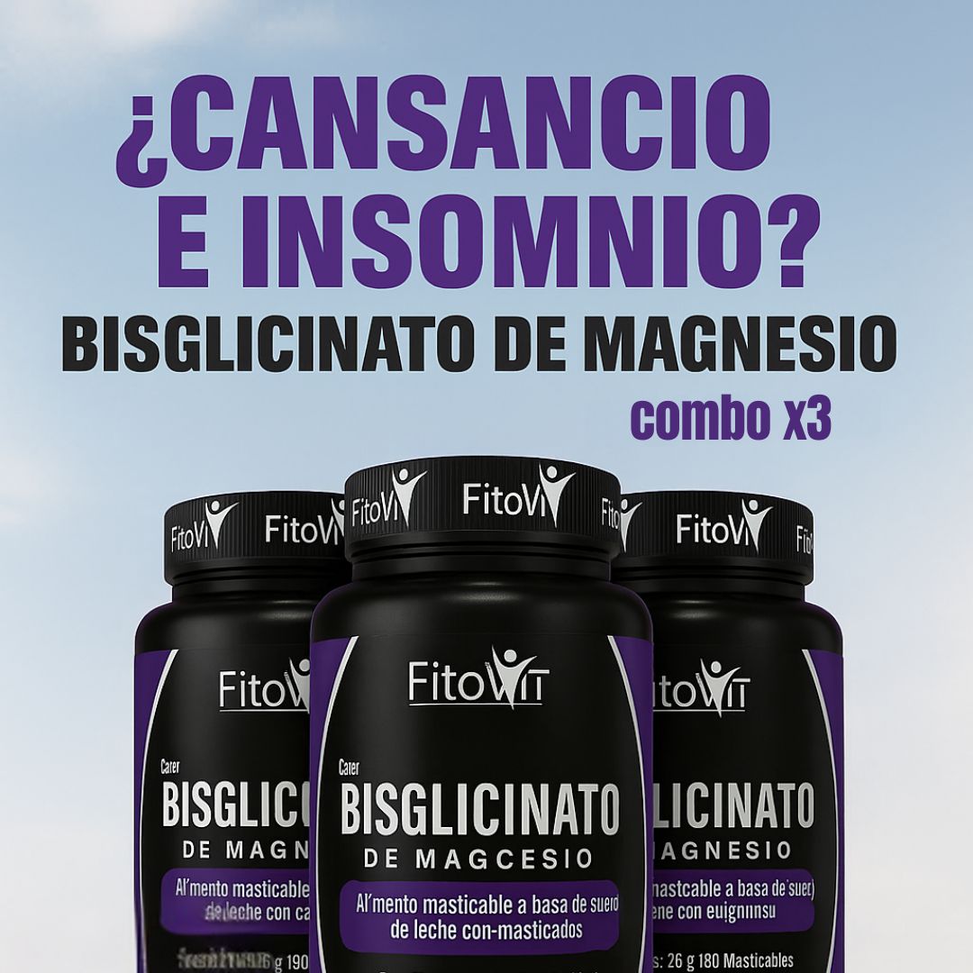 .Super combo X3: Bisglicinato, el magnesio más puro