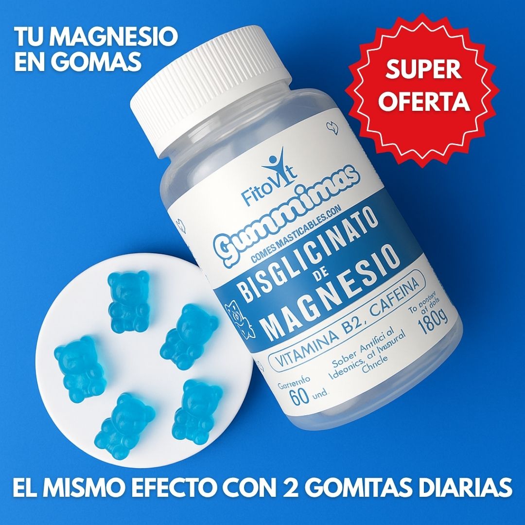 .Gomas Vitales: Bisglicinato en gomitas - El magnesio más puro 💙