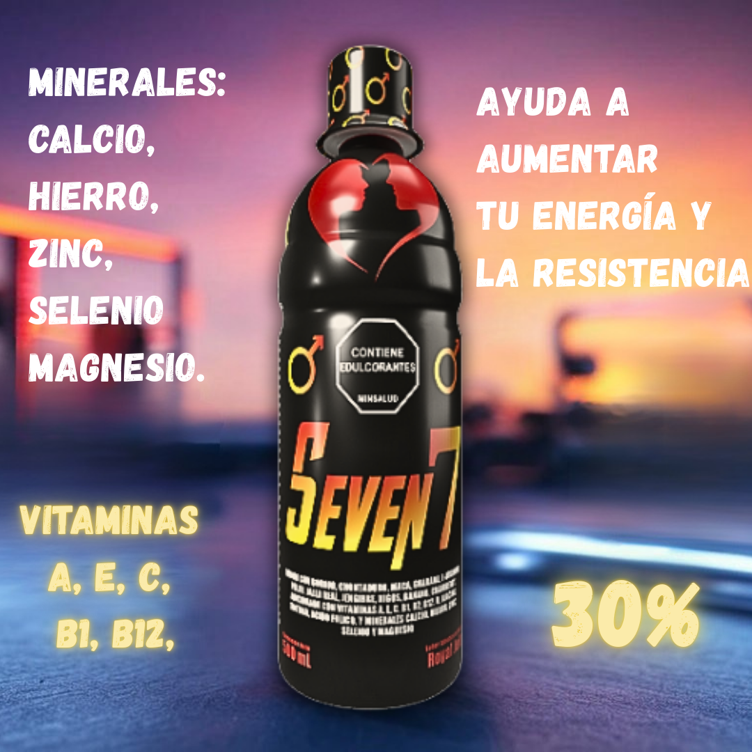 .SEVEN-7 Suplemento para Rendir Más: Vitalidad Natural 🔥