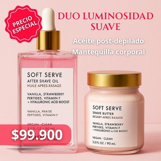 Duo Luminosidad Suave: Aceite + mantequilla corporal ✨🍓