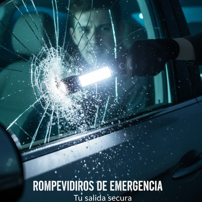 Linterna Táctica de Emergencia 5 en 1 - Kit de Supervivencia para Carro