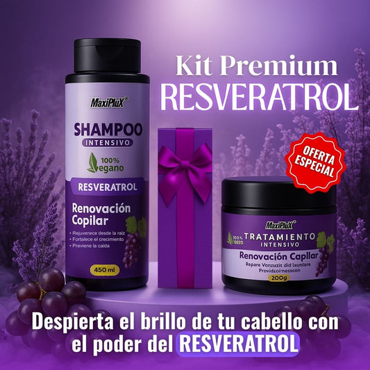 Kit Resveratrol Capilar Premium