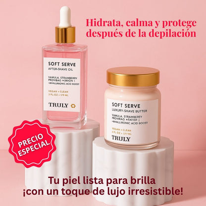 Duo Luminosidad Suave: Aceite + mantequilla corporal ✨🍓