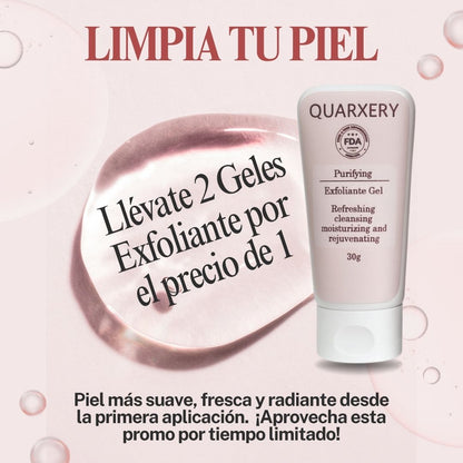 Limpieza radiante ✨ Gel exfoliante Quarxery
