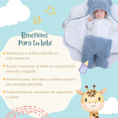 Cobertor para bebé ¨Dulce abrigo¨ 🧸✨