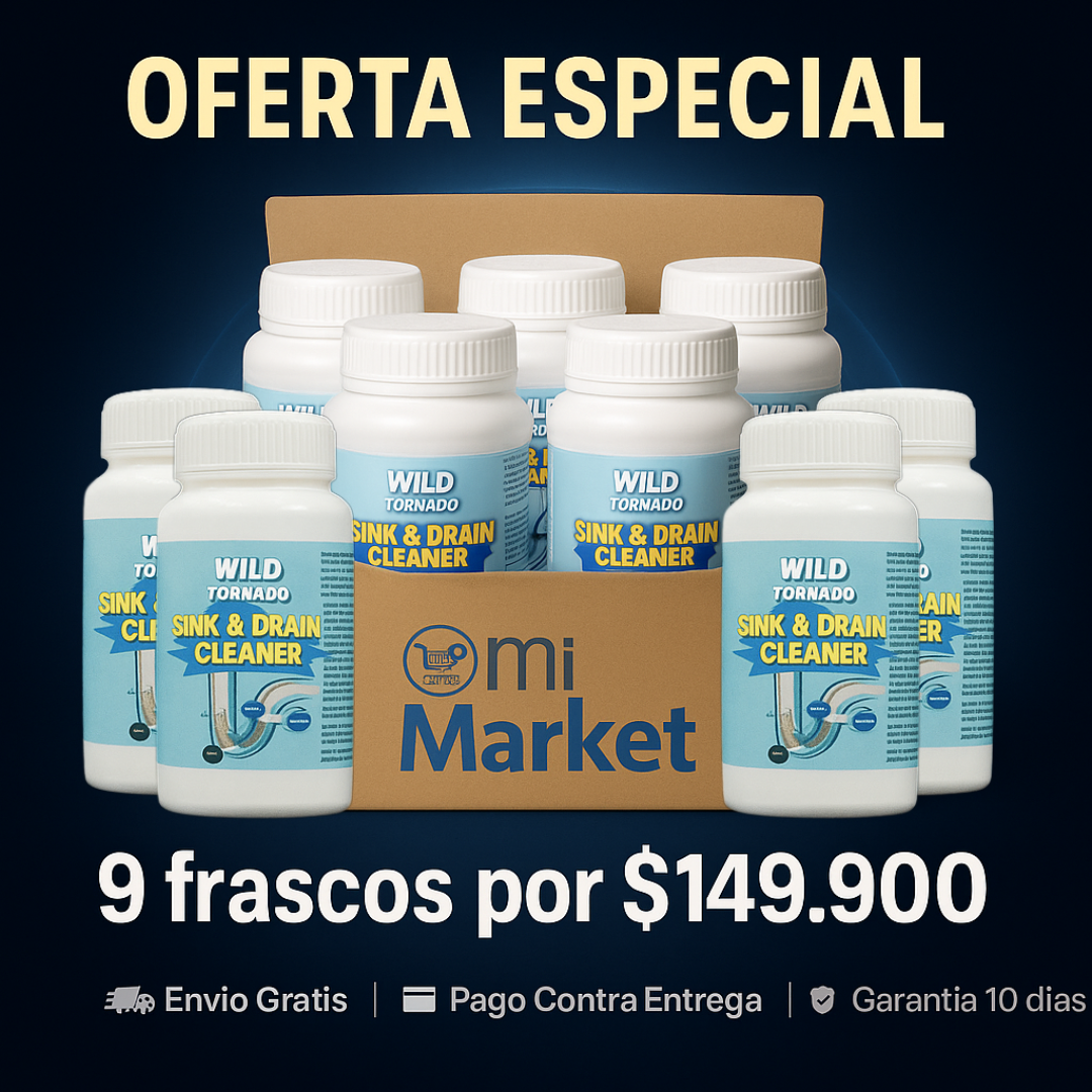 Destapador de Cañerías con Fórmula de Espuma Activa