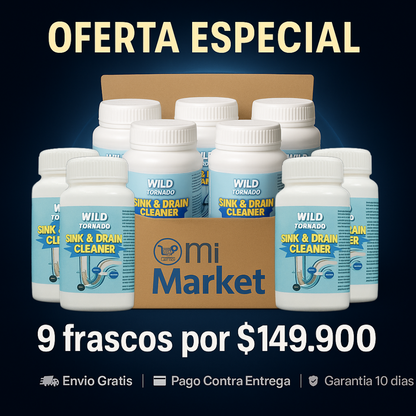 Destapador de Cañerías con Fórmula de Espuma Activa