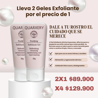 Limpieza radiante ✨ Gel exfoliante Quarxery
