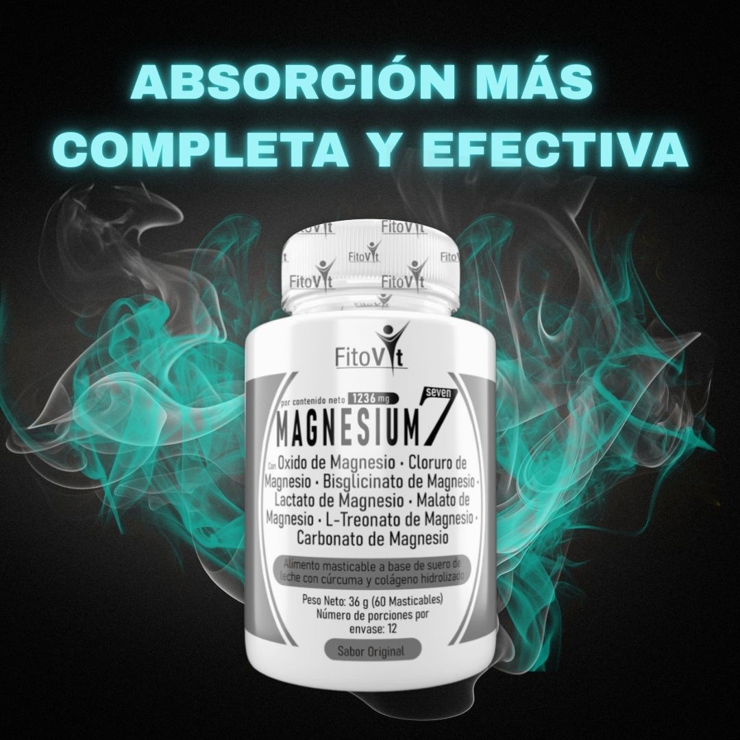 .7 MAGNESIUM: Absorción más completa y efectiva.