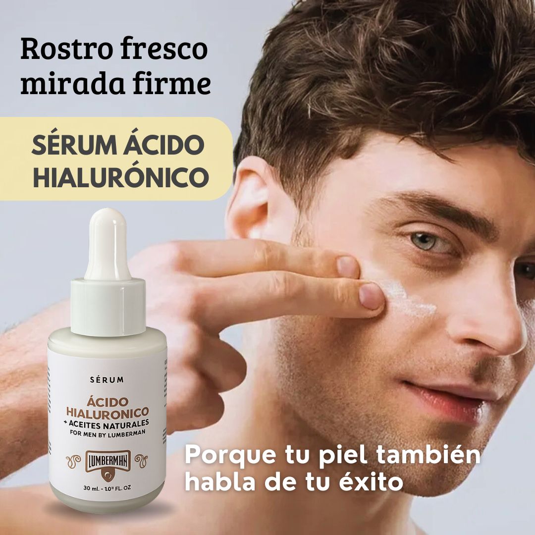 POWER SKIN HOMBRE: Sérum con Ácido Hialurónico formula avanzada👨🏻
