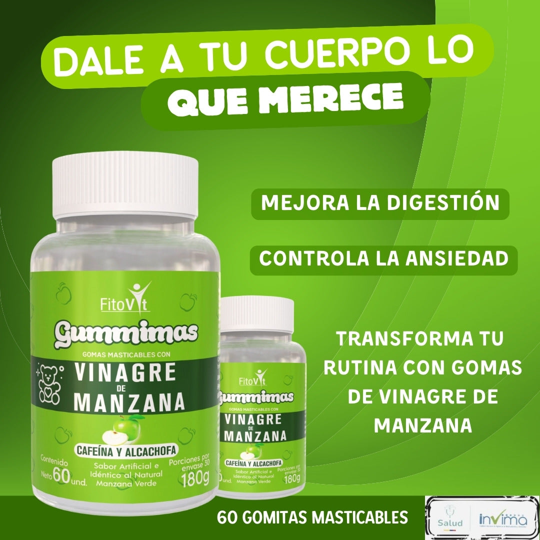 .Vinagre de manzana Gomitas