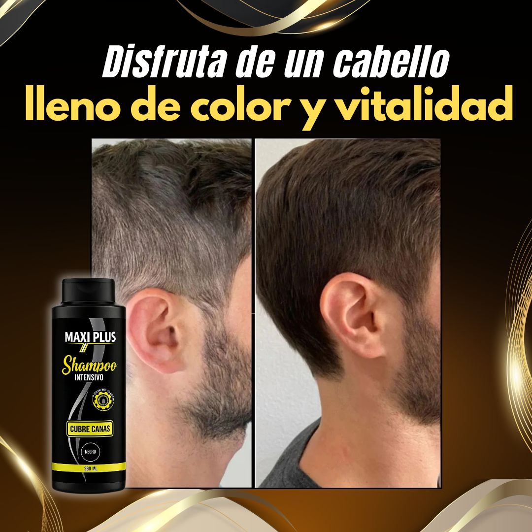 Recupera tu Color Natural con el shampoo Maxiplus Cubrecanas + obsequio 💆‍♀️
