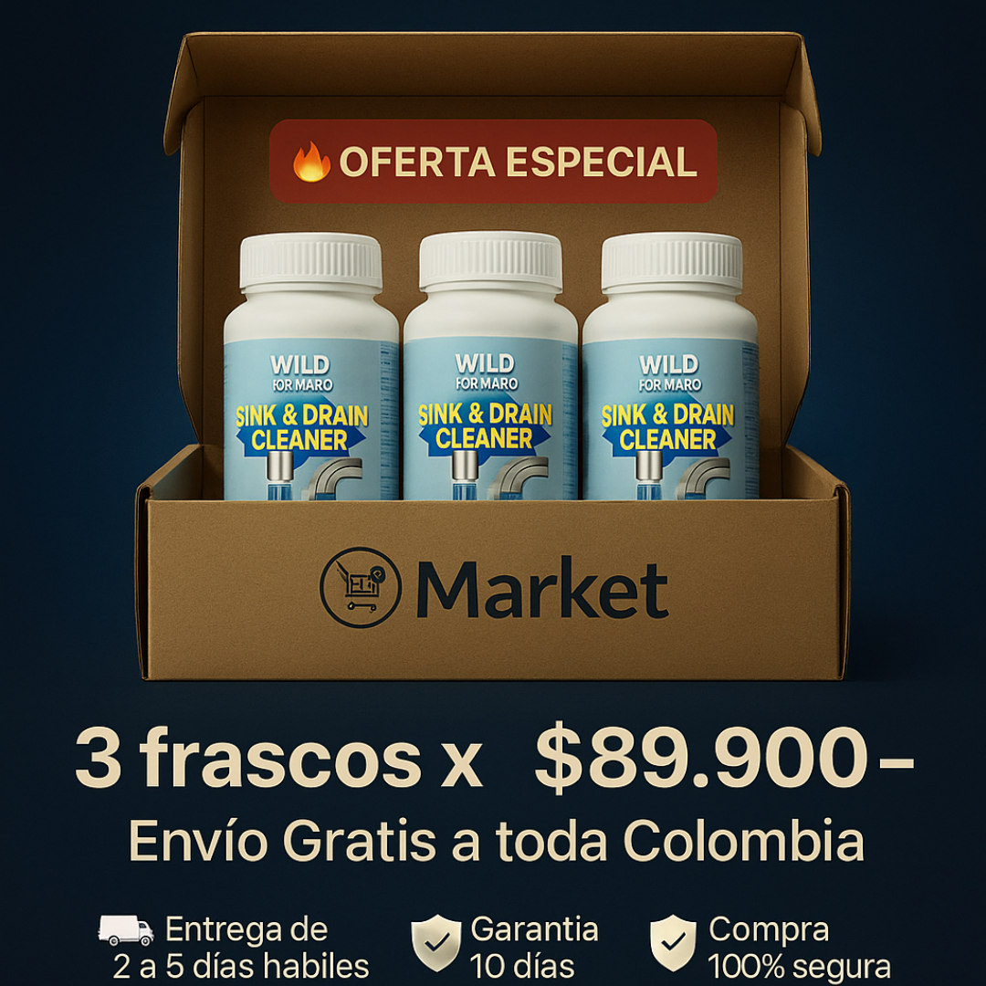 Destapador de Cañerías con Fórmula de Espuma Activa