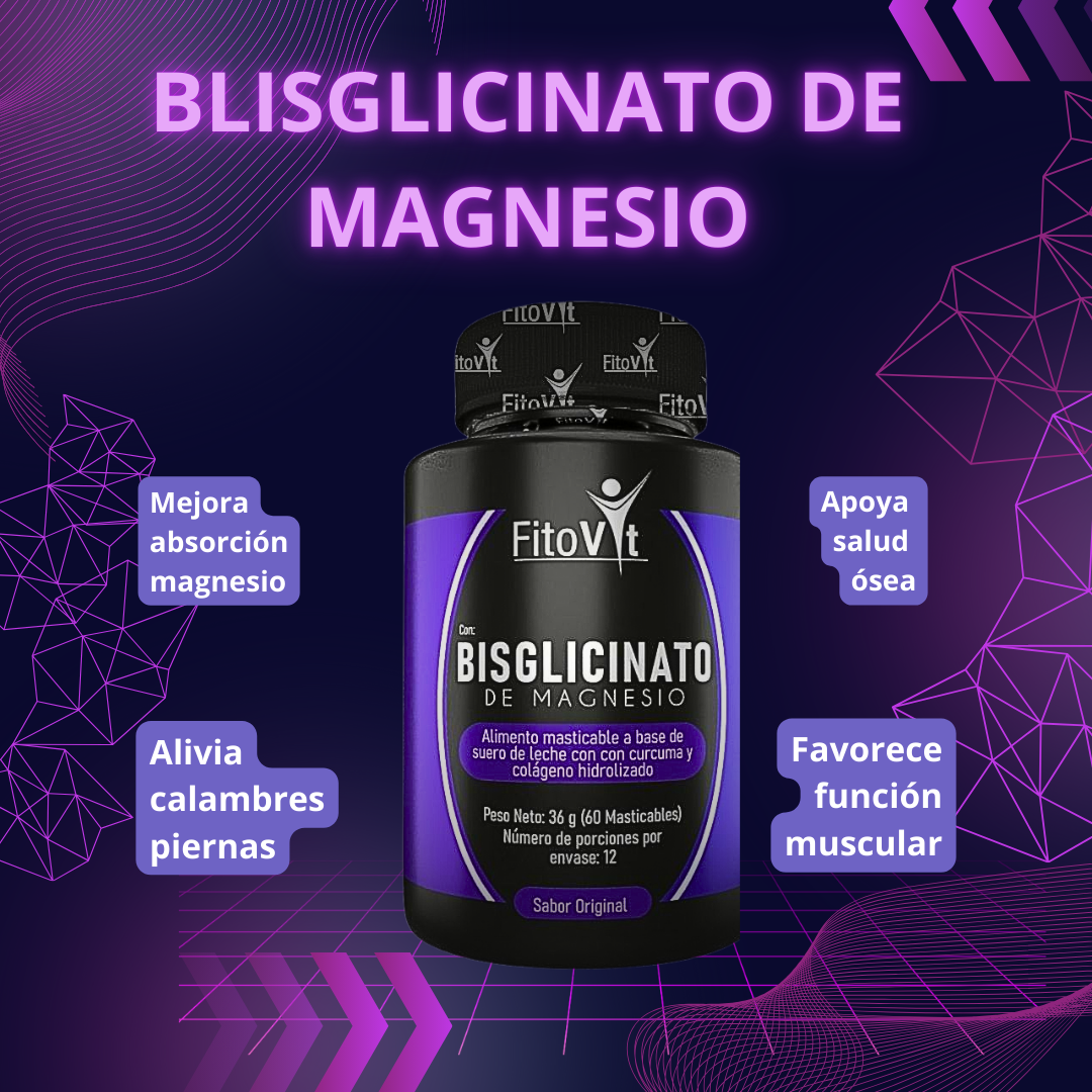 .BISGLICINATO: El Magnesio más Puro.