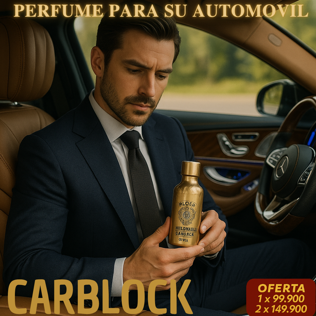Carblock Prestige:  Perfume premium para carro