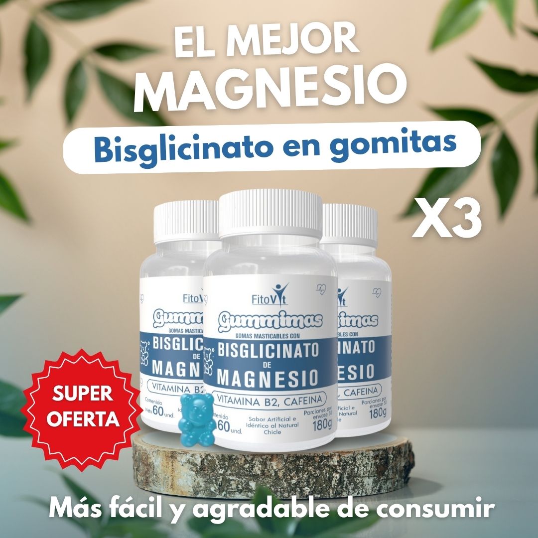 .Gomas Vitales: Bisglicinato en gomitas - El magnesio más puro 💙