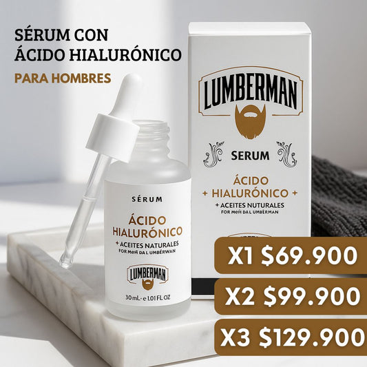 POWER SKIN HOMBRE: Sérum con Ácido Hialurónico formula avanzada👨🏻
