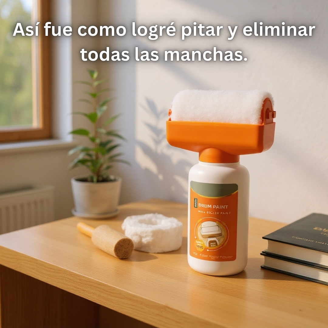 Kit Reparador de Pared con Rodillo Integrado - Pintura Mágica