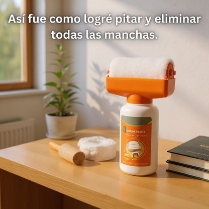 Kit Reparador de Pared con Rodillo Integrado - Pintura Mágica