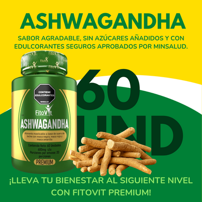 .Ashwagandha: revitaliza tu cuerpo desde adentro, activa tu juventud.