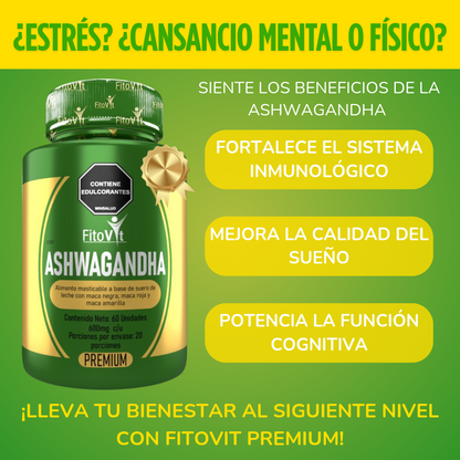 .Ashwagandha: revitaliza tu cuerpo desde adentro, activa tu juventud.
