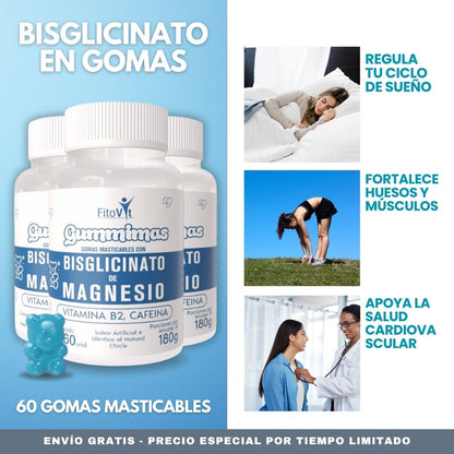 .Gomas Vitales: Bisglicinato en gomitas - El magnesio más puro 💙