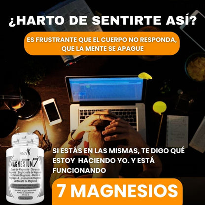.7 MAGNESIOS: Absorción más completa y efectiva X3