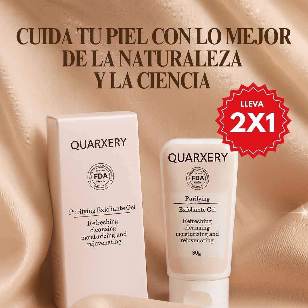 Limpieza radiante ✨ Gel exfoliante Quarxery